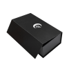 Black magnetic gift box with custom foam insert