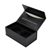Black magnetic gift box with custom foam insert
