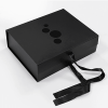 Luxury black folding gift box for electronic product packaging