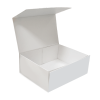 White Folding Paper Box Open Structure Design