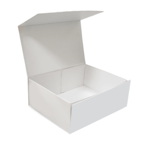 White Folding Paper Box Open Structure Design