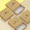 Eco friendly kraft drawer box for retail products
