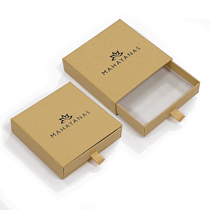 Custom kraft drawer box with sliding design