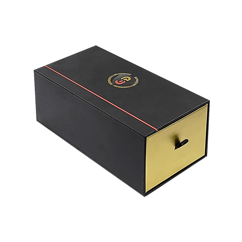 Premium Black Drawer Packaging Box for Luxury Brands
