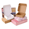 Multiple Custom Mailer Boxes with Logo Printing Options