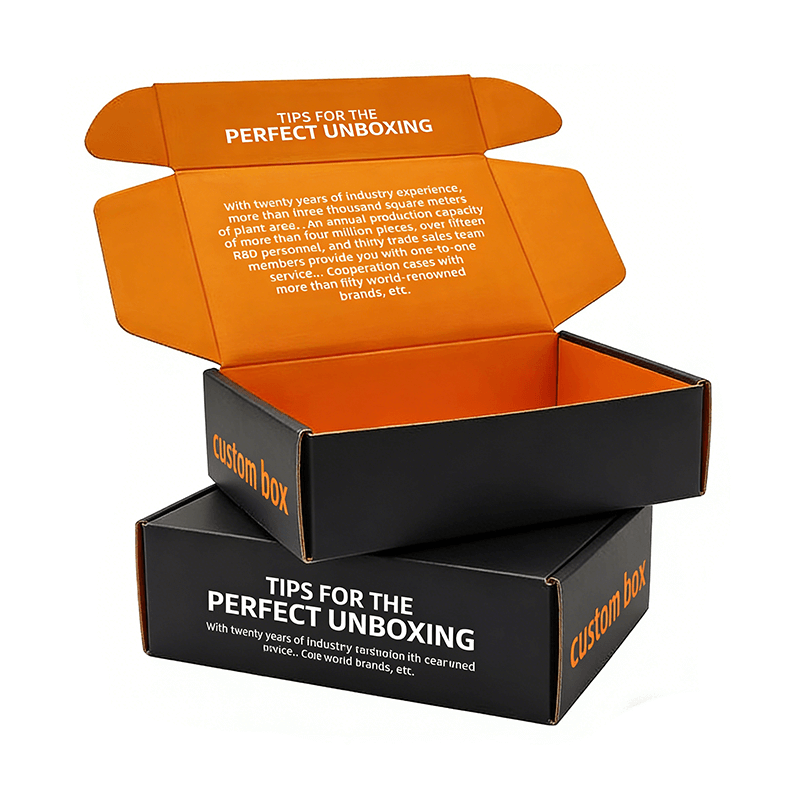 Corrugated Paper Box for T Shirt Cap and Hat Packaging