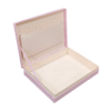 Book Style Box front view with label plate