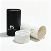 Cylinder Gift Box black with gold logo interior visible