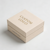 Three Piece Rigid Box set closed boxes with Custom Giving logo