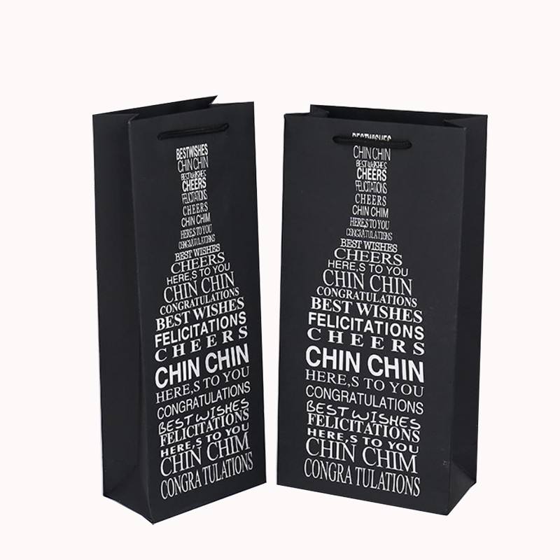 Wine Carrier Box three color options blue red and gold lines