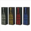 Wine Carrier Box open showing interior and bottle